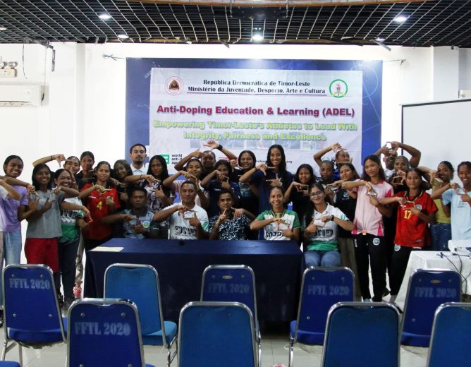 KND no FFTL Realiza Formasaun Anti-Doping ba Ekipa Nasional Feto Sub-19