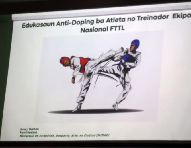 CND Realiza Formasaun Anti-Doping ba Atleta no Treinadór Taekwondo Nasional