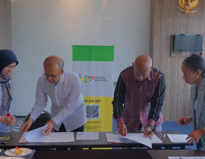 CND Asina Memorandu Entendimentu ho Indonesia Anti-Doping Organization (IADO)